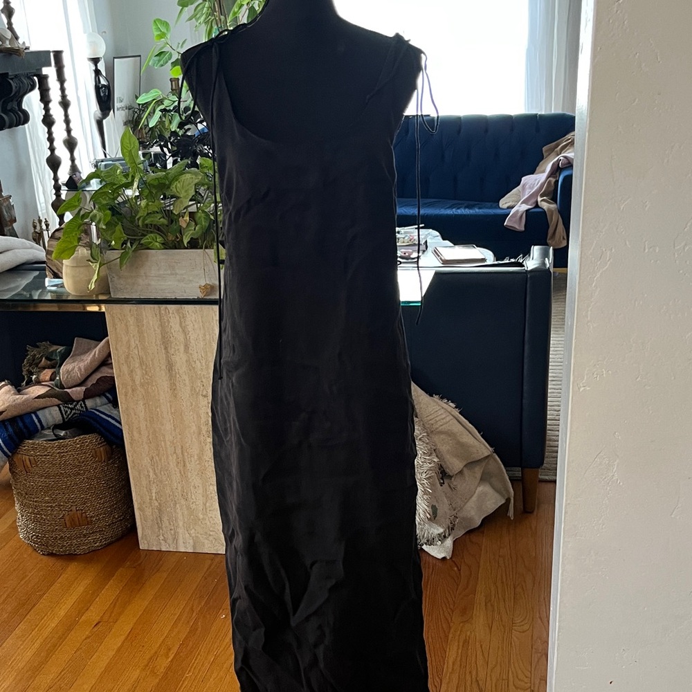 Lyocell maxi slip dress size M